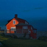 red-house-dusk