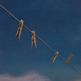 Four Clothespins