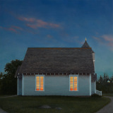 Monhegan Church, Dusk