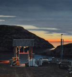 Monhegan Wharf, Dusk