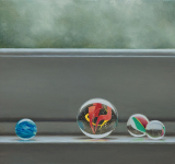 Marbles With Red