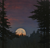 Moonrise with Pink