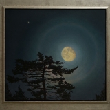 Lunar Halo with Jupiter