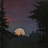 Moonrise with Pink